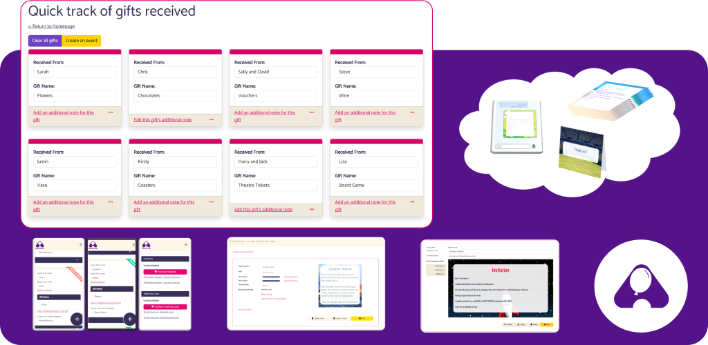 An overview of iThank.UK features